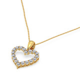 Photo of Cole 1/6 CT. T.W. Pendant 10K Yellow Gold [CP1219Y]