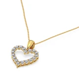 Photo of Cole 1/6 CT. T.W. Pendant 10K Yellow Gold [CP1219Y]