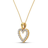 Photo of Cole 1/6 CT. T.W. Pendant 10K Yellow Gold [CP1219Y]