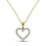 Photo of Cole 1/6 CT. T.W. Pendant 14K Yellow Gold [CP1219Y]