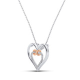 Photo of Parker 1/20 CT. T.W. Pendant 10K Rose Gold [CP1220R]