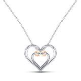 Photo of Parker 1/20 CT. T.W. Pendant 14K Rose Gold [CP1220R]