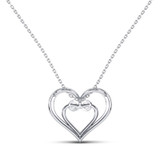 Photo of Parker 1/20 CT. T.W. Pendant 10K White Gold [CP1220W]
