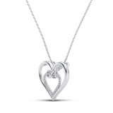 Photo of Parker 1/20 CT. T.W. Pendant 14K White Gold [CP1220W]