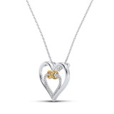 Photo of Parker 1/20 CT. T.W. Pendant 14K Yellow Gold [CP1220Y]
