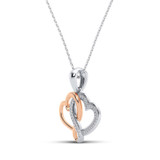Photo of Willa 1/10 CT. T.W. Pendant 10K Rose Gold [CP1221R]