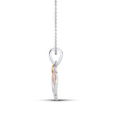 Photo of Willa 1/10 CT. T.W. Pendant 10K Rose Gold [CP1221R]