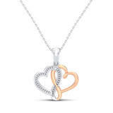 Photo of Willa 1/10 CT. T.W. Pendant 10K Rose Gold [CP1221R]