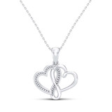 Photo of Willa 1/10 CT. T.W. Pendant 10K White Gold [CP1221W]