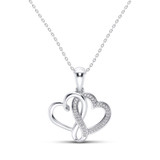 Photo of Willa 1/10 CT. T.W. Pendant 14K White Gold [CP1221W]