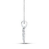 Photo of Willa 1/10 CT. T.W. Pendant 14K White Gold [CP1221W]