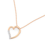 Photo of Rian 1/25 CT. T.W. Pendant 14K Rose Gold [CP1222R]