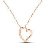 Photo of Rian 1/25 CT. T.W. Pendant 14K Rose Gold [CP1222R]
