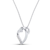Photo of Rian 1/25 CT. T.W. Pendant 10K White Gold [CP1222W]