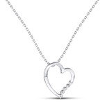 Photo of Rian 1/25 CT. T.W. Pendant 10K White Gold [CP1222W]