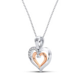 Photo of Nellie 1/10 CT. T.W. Pendant 10K Rose Gold [CP1223R]