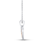 Photo of Nellie 1/10 CT. T.W. Pendant 10K Rose Gold [CP1223R]