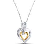 Photo of Nellie 1/10 CT. T.W. Pendant 14K Yellow Gold [CP1223Y]