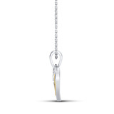 Photo of Nellie 1/10 CT. T.W. Pendant 14K Yellow Gold [CP1223Y]