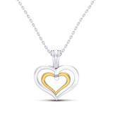 Photo of Nellie 1/10 CT. T.W. Pendant 14K Yellow Gold [CP1223Y]