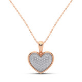 Photo of Sita 1/4 CT. T.W. Pendant 14K Rose Gold [CP1225R]