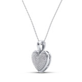 Photo of Sita 1/4 CT. T.W. Pendant 10K White Gold [CP1225W]