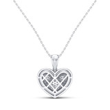 Photo of Sita 1/4 CT. T.W. Pendant 10K White Gold [CP1225W]