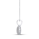 Photo of Shay 1/2 CT. T.W. Pendant 14K White Gold [CP1226W]