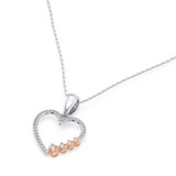 Photo of Zane 1/5 CT. T.W. Pendant 10K Rose Gold [CP1227R]