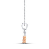 Photo of Zane 1/5 Carat T.W. Pendant 14K Rose Gold [CP1227R]