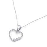 Photo of Zane 1/5 Carat T.W. Pendant 14K White Gold [CP1227W]