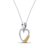 Photo of Zane 1/5 Carat T.W. Pendant 10K Yellow Gold [CP1227Y]
