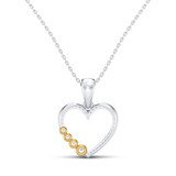 Photo of Zane 1/5 Carat T.W. Pendant 14K Yellow Gold [CP1227Y]