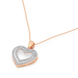 Photo of Davina 1/2 Carat T.W. Pendant 10K Rose Gold [CP1228R]