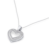 Photo of Davina 1/2 CT. T.W. Pendant 14K White Gold [CP1228W]