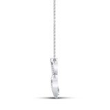 Photo of Veda 1/7 CT. T.W. Pendant 14K White Gold [CP1229W]