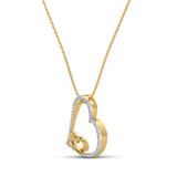 Photo of Veda 1/7 Carat T.W. Pendant 10K Yellow Gold [CP1229Y]