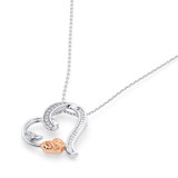 Photo of Fallon 1/7 CT. T.W. Pendant 10K Rose Gold [CP1230R]