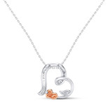 Photo of Fallon 1/7 CT. T.W. Pendant 10K Rose Gold [CP1230R]