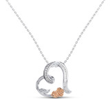 Photo of Fallon 1/7 CT. T.W. Pendant 14K Rose Gold [CP1230R]
