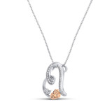 Photo of Fallon 1/7 CT. T.W. Pendant 14K Rose Gold [CP1230R]