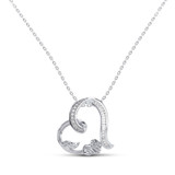 Photo of Fallon 1/7 Carat T.W. Pendant 10K White Gold [CP1230W]