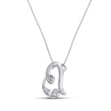 Photo of Fallon 1/7 CT. T.W. Pendant 14K White Gold [CP1230W]
