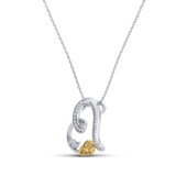 Photo of Fallon 1/7 CT. T.W. Pendant 14K Yellow Gold [CP1230Y]