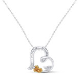 Photo of Fallon 1/7 CT. T.W. Pendant 14K Yellow Gold [CP1230Y]