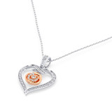 Photo of Adaline 1/5 CT. T.W. Pendant 14K Rose Gold [CP1231R]