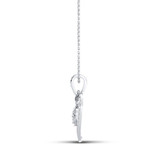 Photo of Adaline 1/5 CT. T.W. Pendant 14K White Gold [CP1231W]
