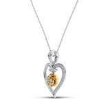 Photo of Adaline 1/5 Carat T.W. Pendant 10K Yellow Gold [CP1231Y]