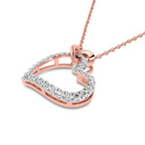 Photo of Salem 1/5 CT. T.W. Pendant 10K Rose Gold [CP1500R]