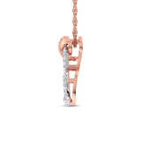 Photo of Salem 1/5 CT. T.W. Pendant 14K Rose Gold [CP1500R]